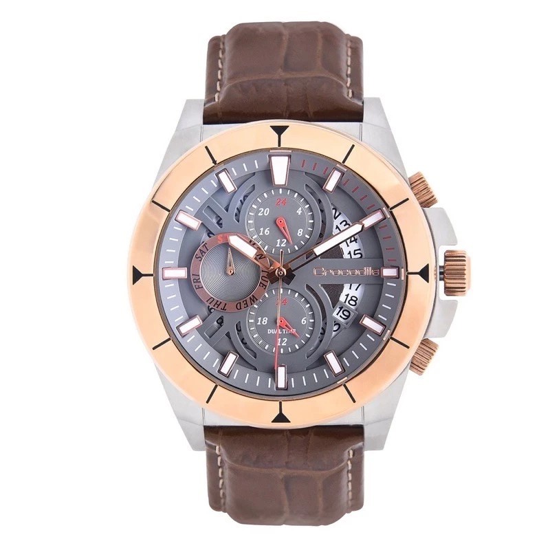 Jam Tangan Pria Casual Crocodile CM-020A24E Original