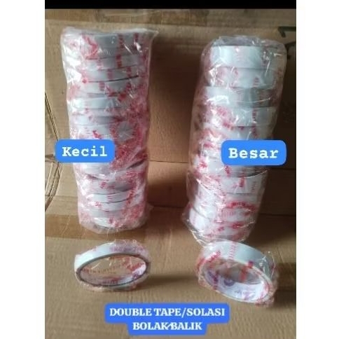 

Double tape besar 1 inc perslop(12 pcs)