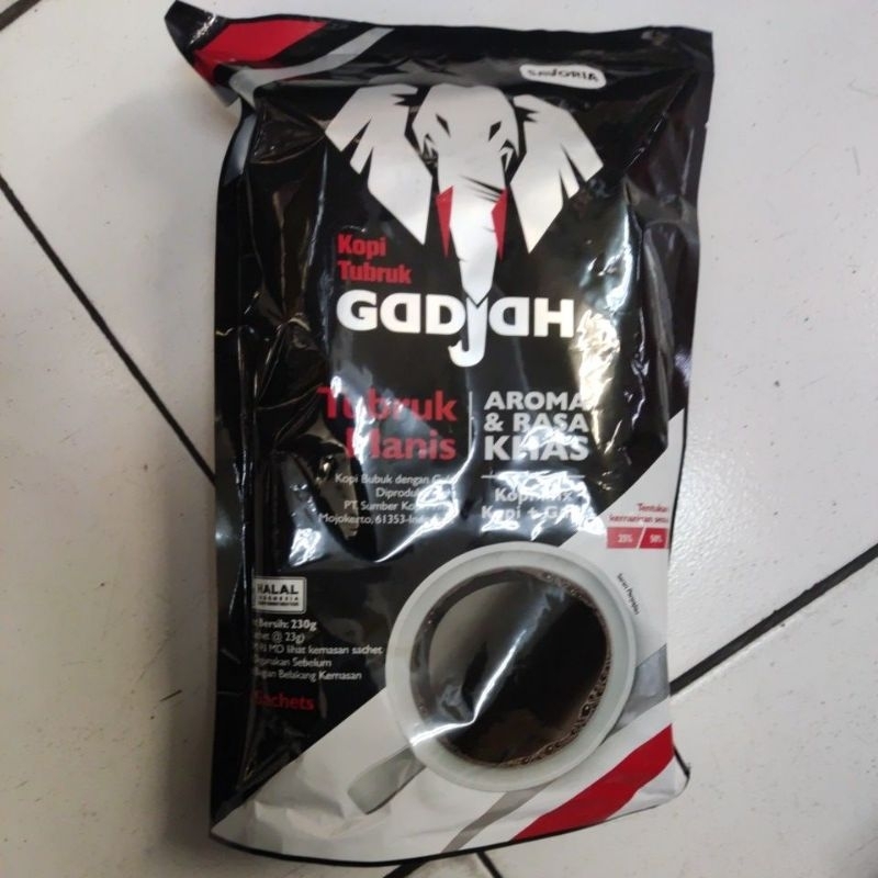 

gadjah kopi tubruk manis 10x23gr