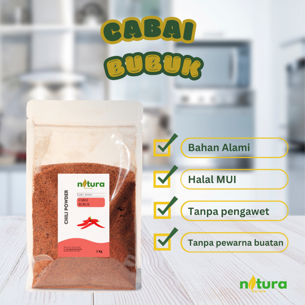 

Natura Golden Cabai Bubuk