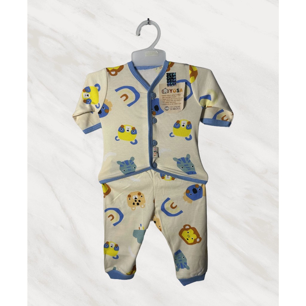 Setelan Baju Bayi Anak Motif Kartun New Born Yusa