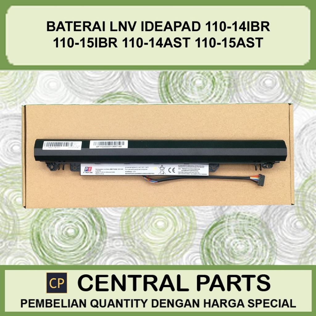 Baterai Laptop lenovo IdeaPad 110-14IBR 110-15IBR Touch-15ACL