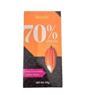 

Beryls 70% Cocoa Dark Chocolate Bar Coklat