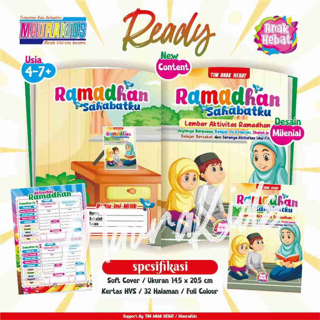 BUKU KEGIATAN RAMADHAN (KBR) ANAK HEBAT - RAMADHAN SAHABATKU
