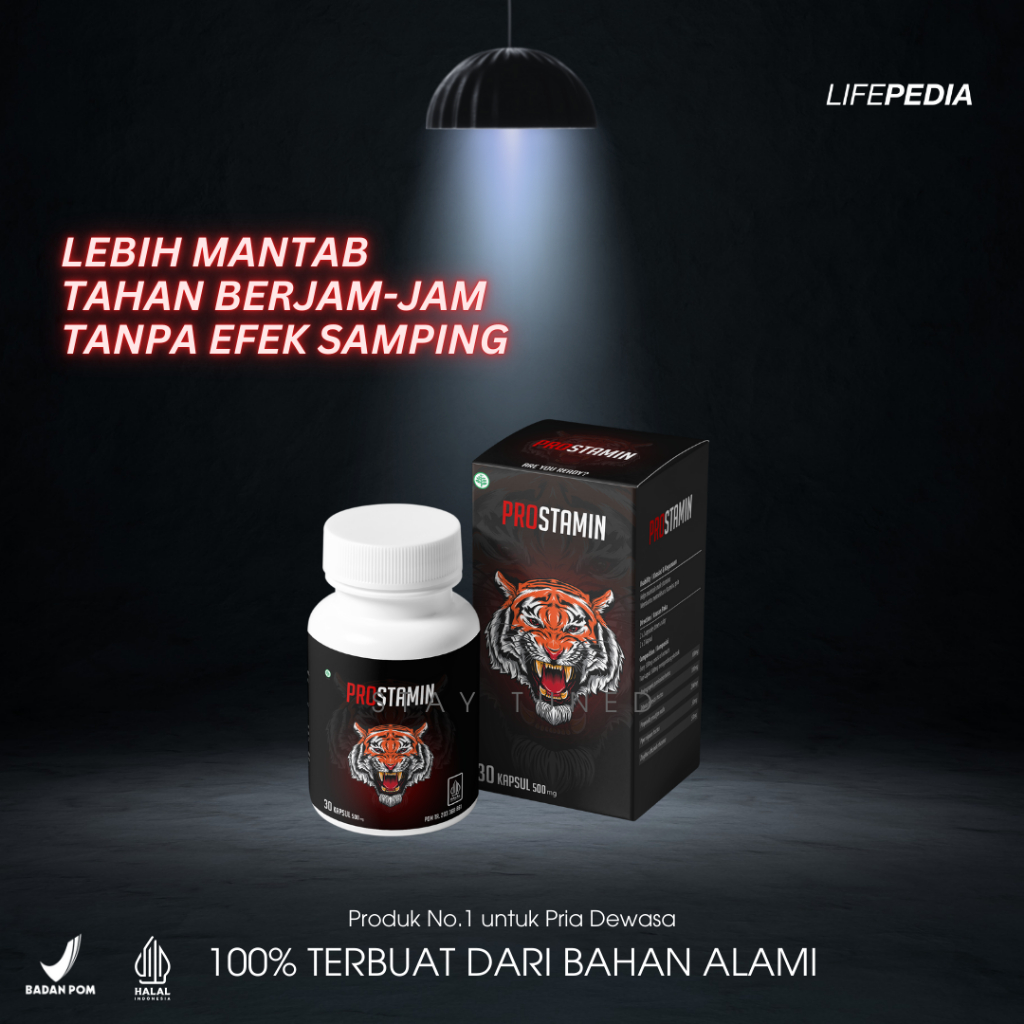 PROSTAMIN - Paket 8 Botol - Penunjang Performa Pria