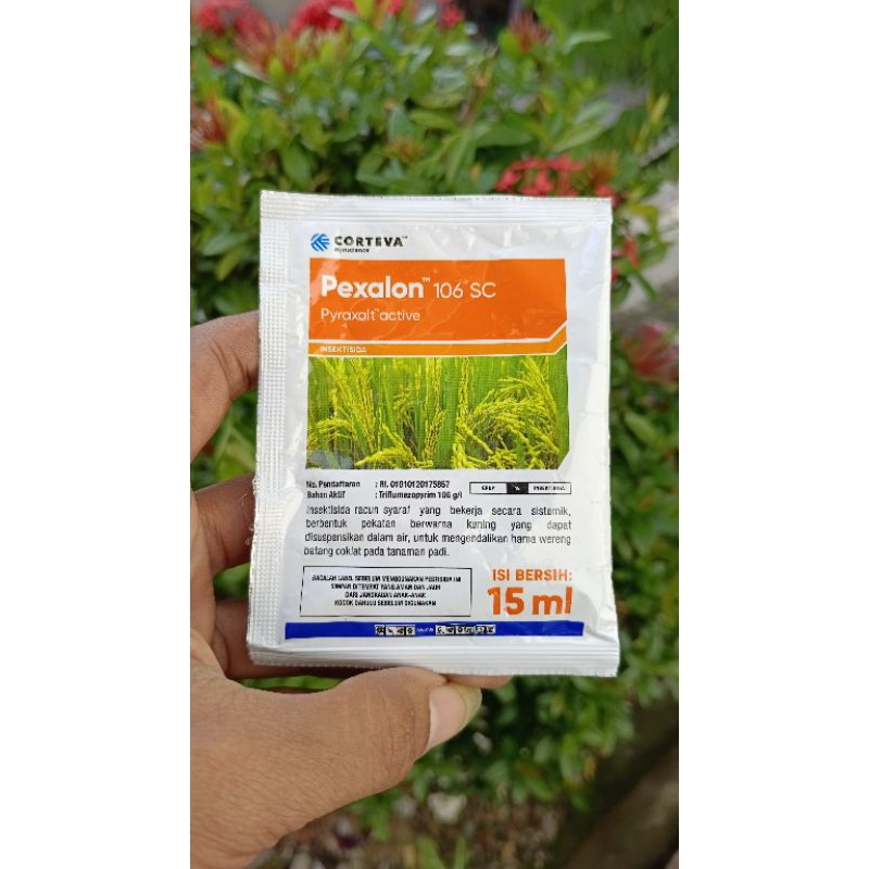 Pexalon insektisida 15 ml untuk hama wereng batang coklat tanaman padi.