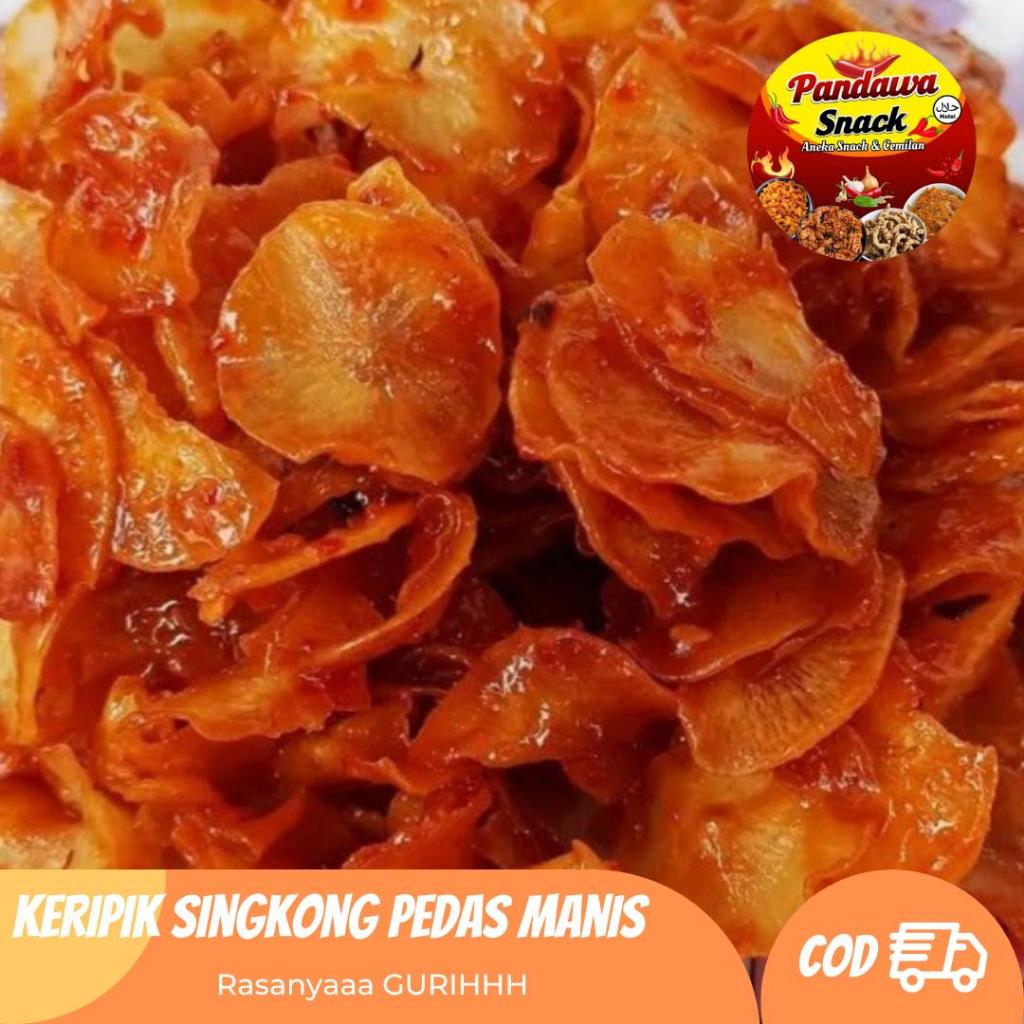 

Keripik Singkong Pedas - Snack Cemilan Pedas Manis - Food