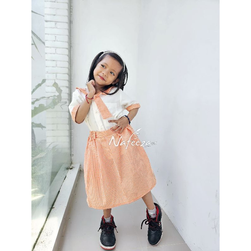 Seragam TK Anak Custom Jahit Baju Sekolah Atasa  Rompi Setelan Kemeja Koko Dasi Batik Anak