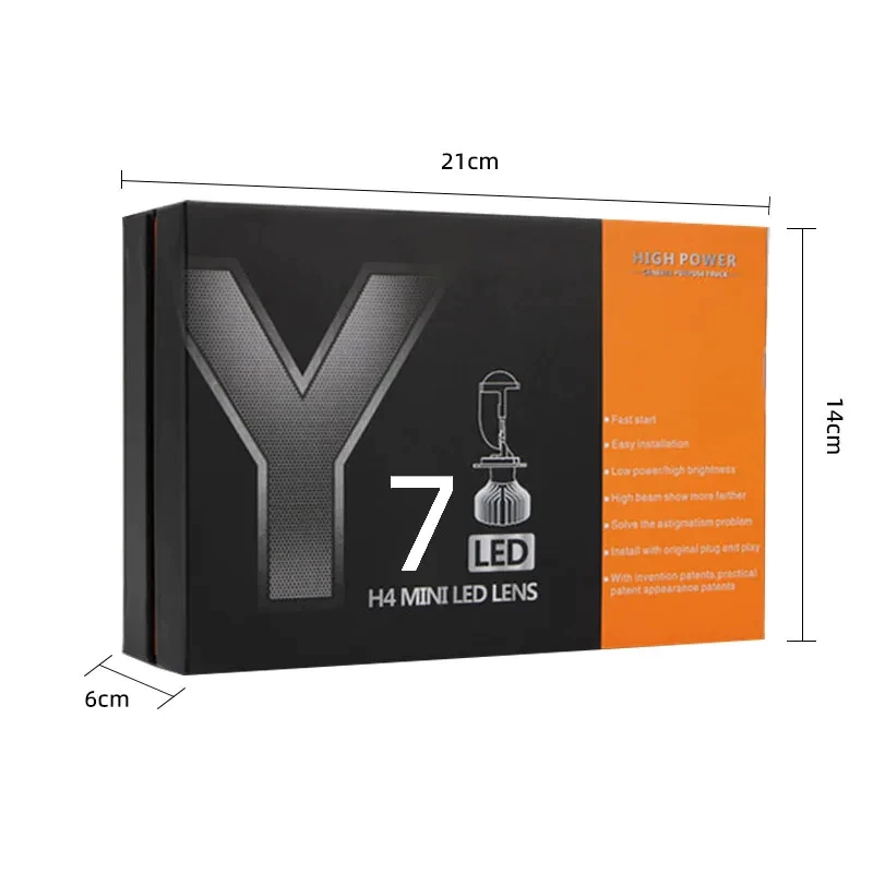 NEW Y7D LAMPU LED MOBIL DAN MOTOR H4