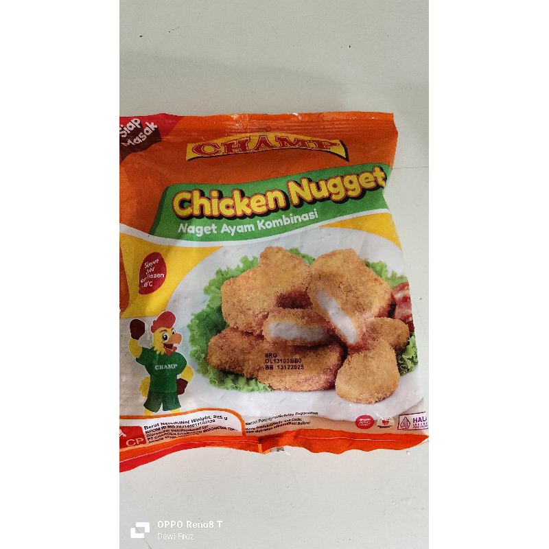 

Naget champ reguler 225g