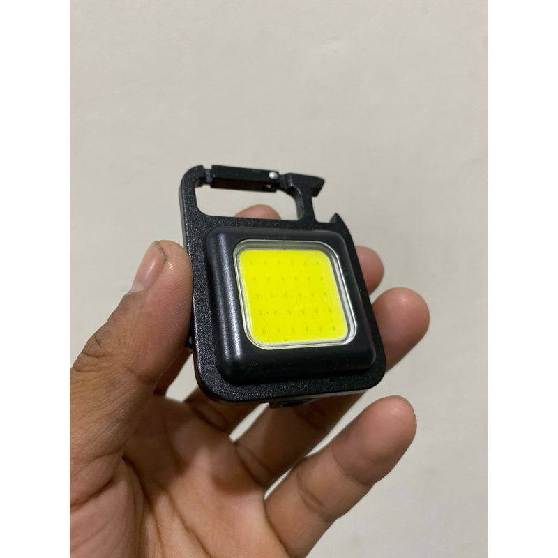 Lampu Keychain Light COB Lampu Tenda Camping Cas Rechargeable