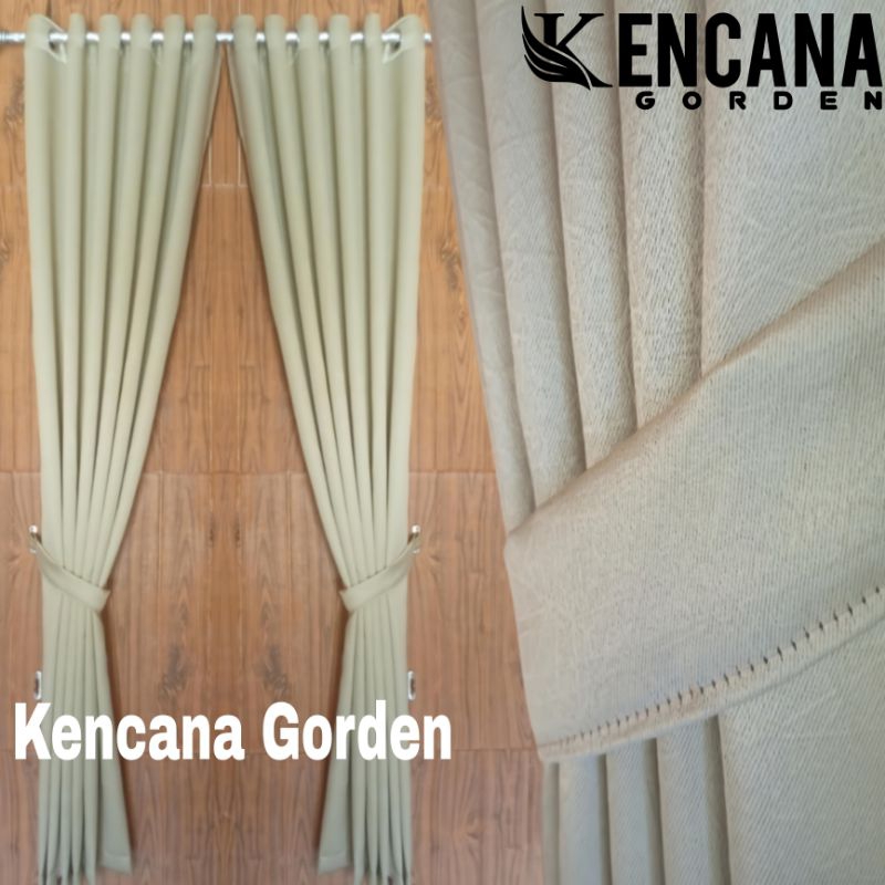 Gorden Jendela Minimalis Tirai Pintu Blackout Polos Model Terbaru Hordeng Ruang Tamu Tebal