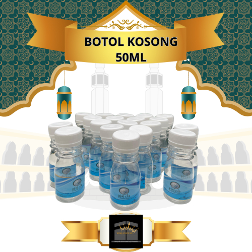 

Bundle botol kosong 50ml 25, 50 dan 100pcs