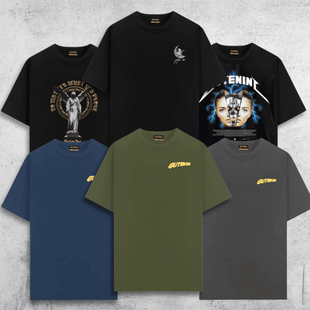 Guten Inc - "VOLUME 1" Kaos Pria Print T-Shirt Guten