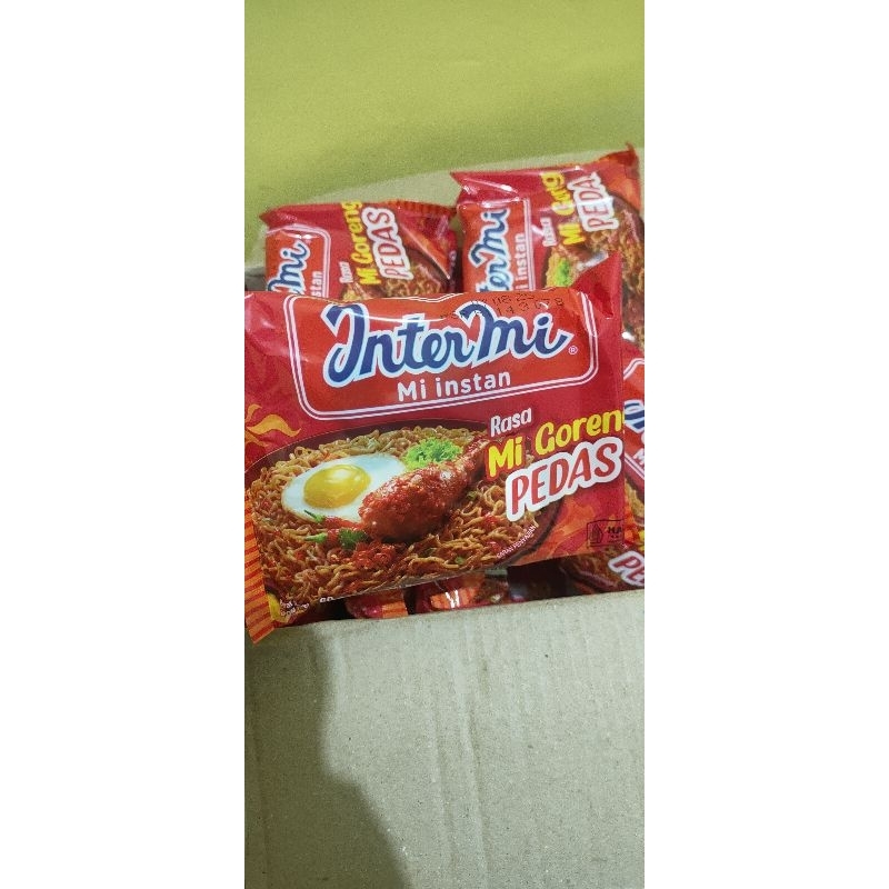 

promo 20 pcs intermie goreng Pedas - Mi instan goreng murah dan enak