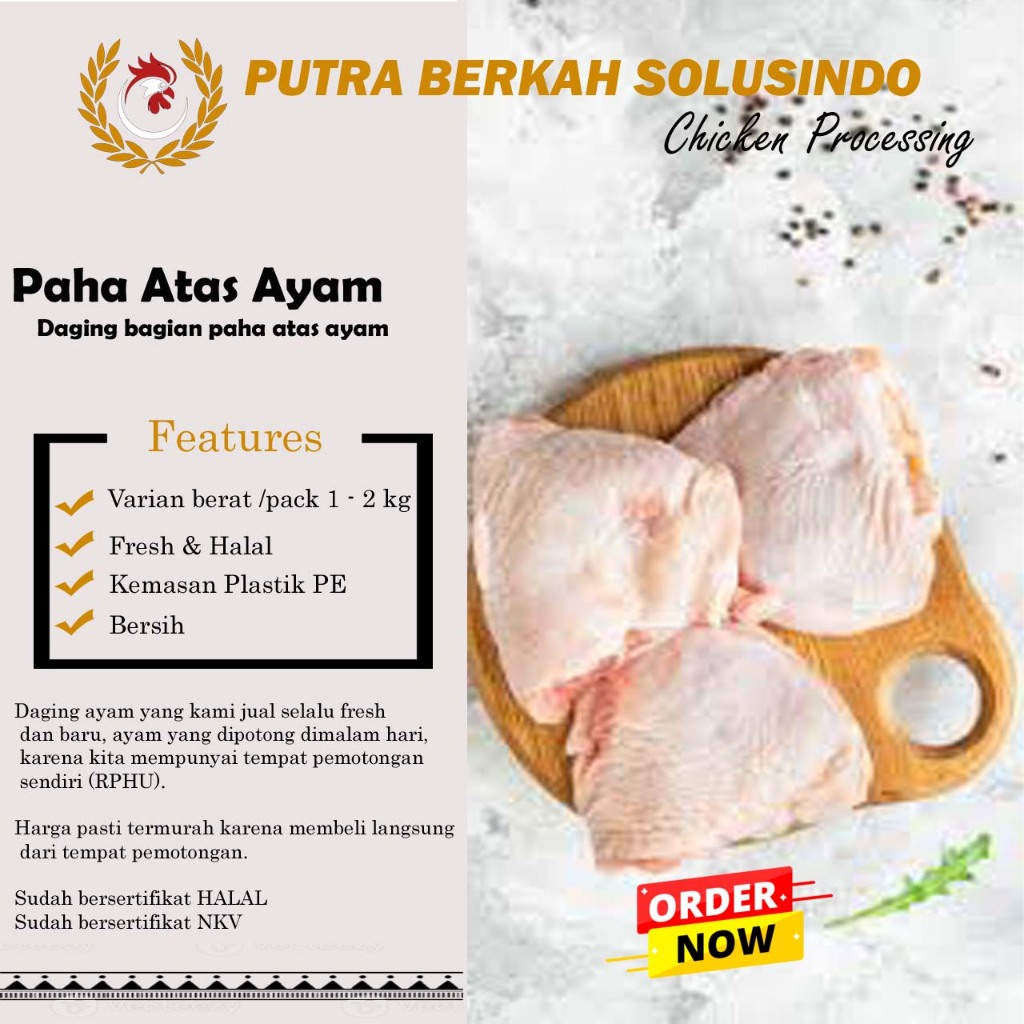 

Paha Atas Ayam Fresh Murah