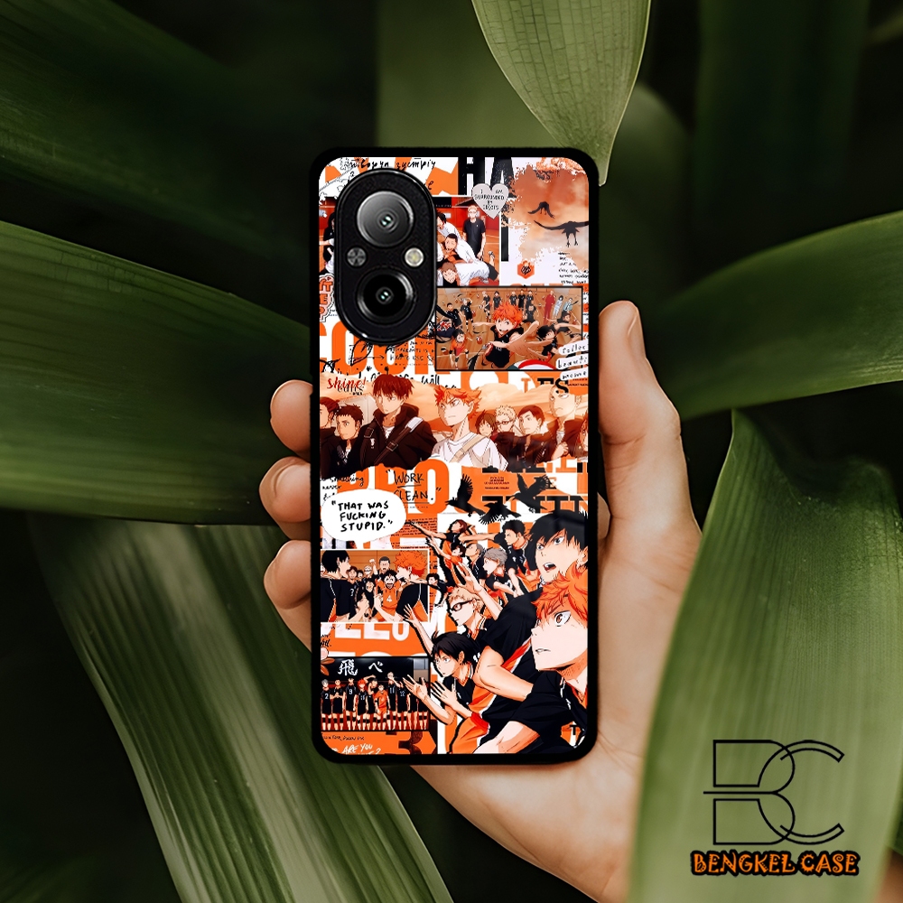 (BS22) Case Kilau Realme C67 Casing Hp Realme Pelindung Smartphone Motif HAIKYUU