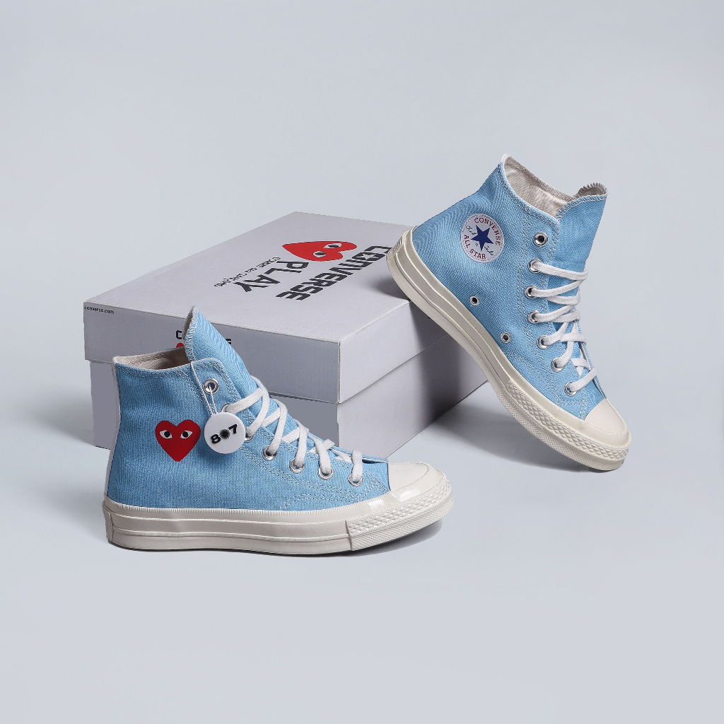 Converse CDG Play High Bright Blue