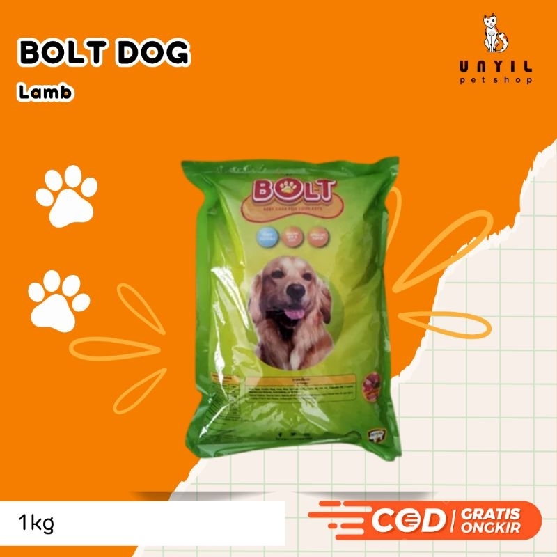 Pakan Anjing BOLT DOG Lamb 1kg