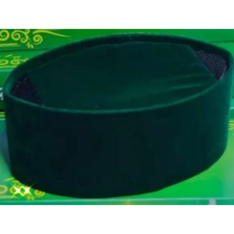 songkok warna hijau dewasa dan anak.peci hijau