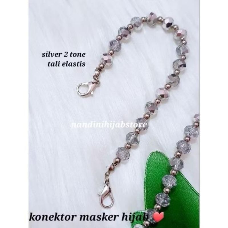 Konektor masker/pengait masker hijab/pengait masker mutiara