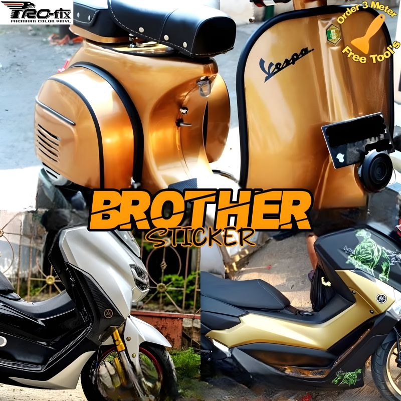 stiker skotlet gold sticker scotlite tembaga scotlite coklat muda ( cooper )