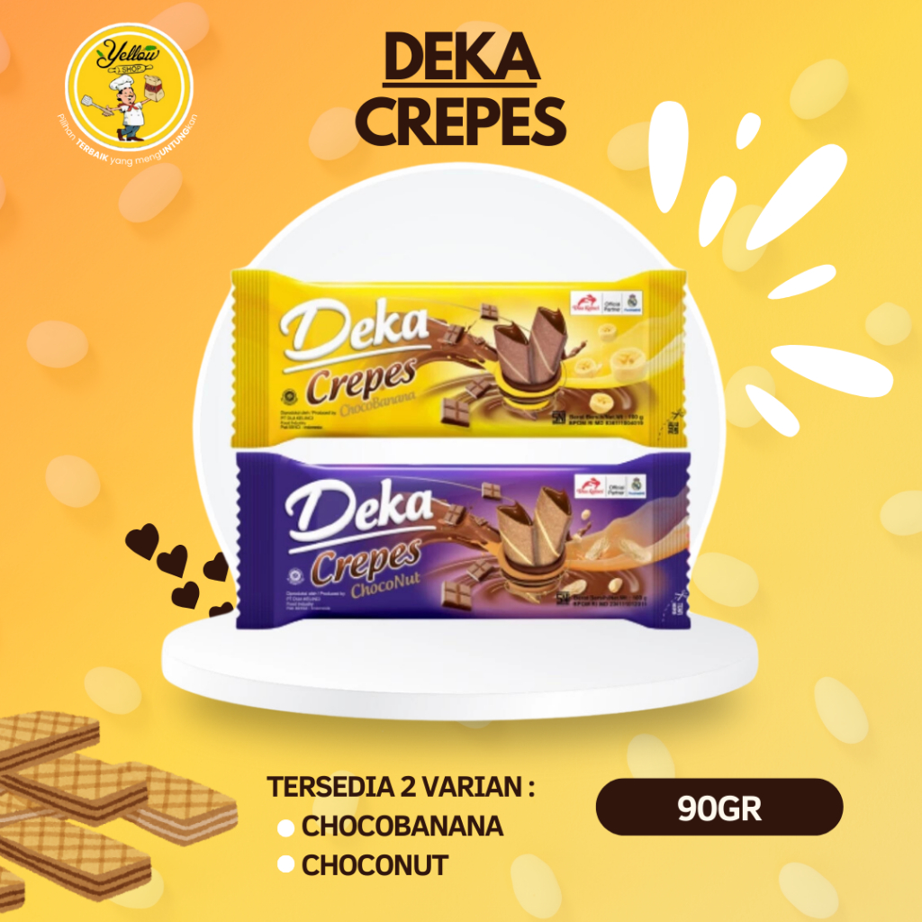 

DEKA CREPES CHOCO NUT DEKA CREPES CHOCO BANANA 90GR