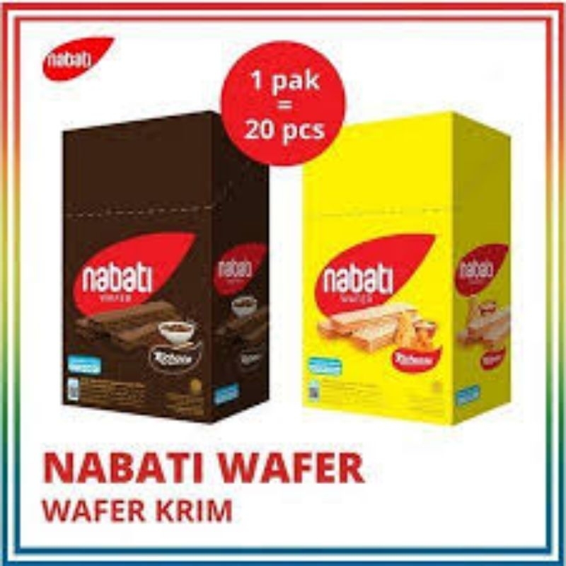 

WAFER NABATI , 1 KOTAK ISI 20 SACHET