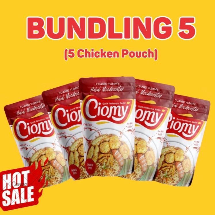 

CIOMY - Paket Bundling 5 Cuanki Chicken Spicy Pouch