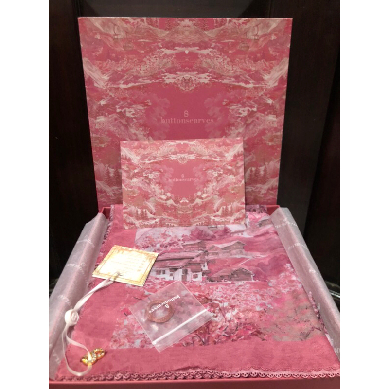 Buttonscarves Exclusive Switzerland Alpine Pink