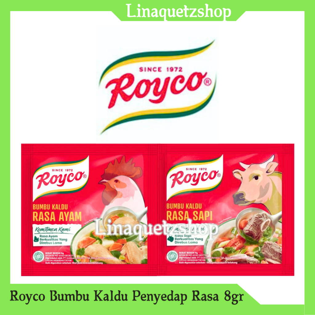 

ROYCO Bumbu Kaldu Penyedap Rasa 8gr (12 Pcs)