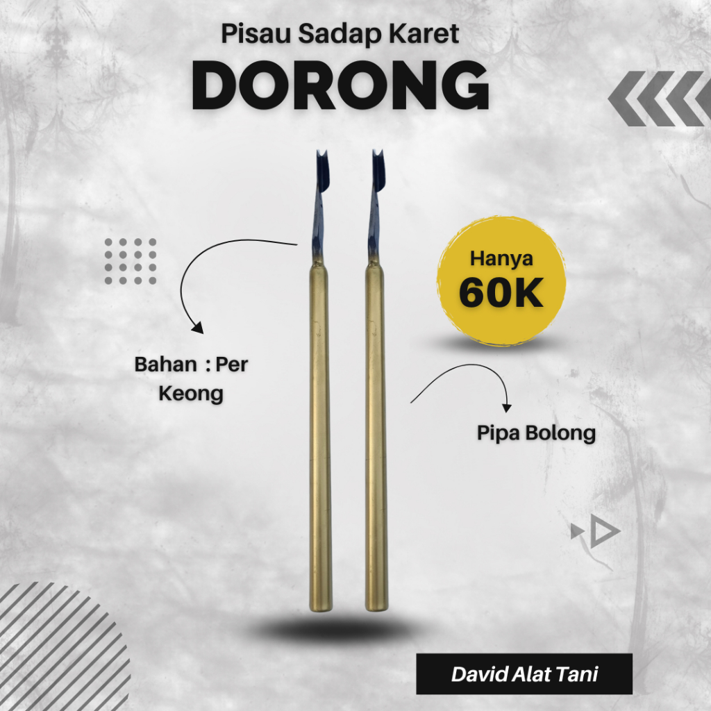 0PISAU SADAP KARET DORONG / PAHAT DORONG / PISAU DERES DORONG