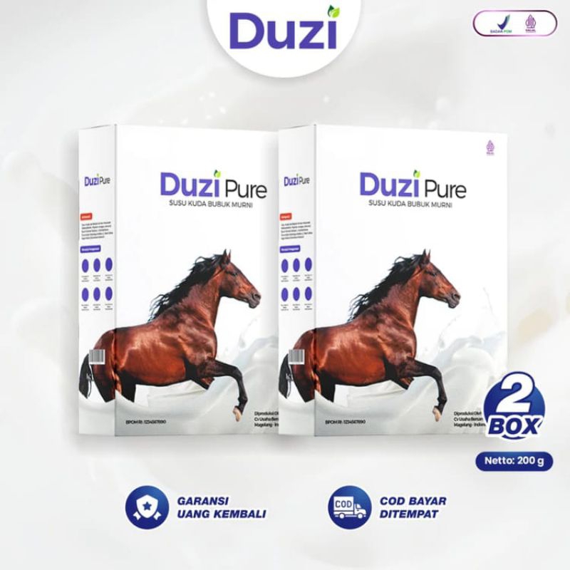 

Duzi Pure - Susu Kuda Lombok Bubuk Original 2 BOX