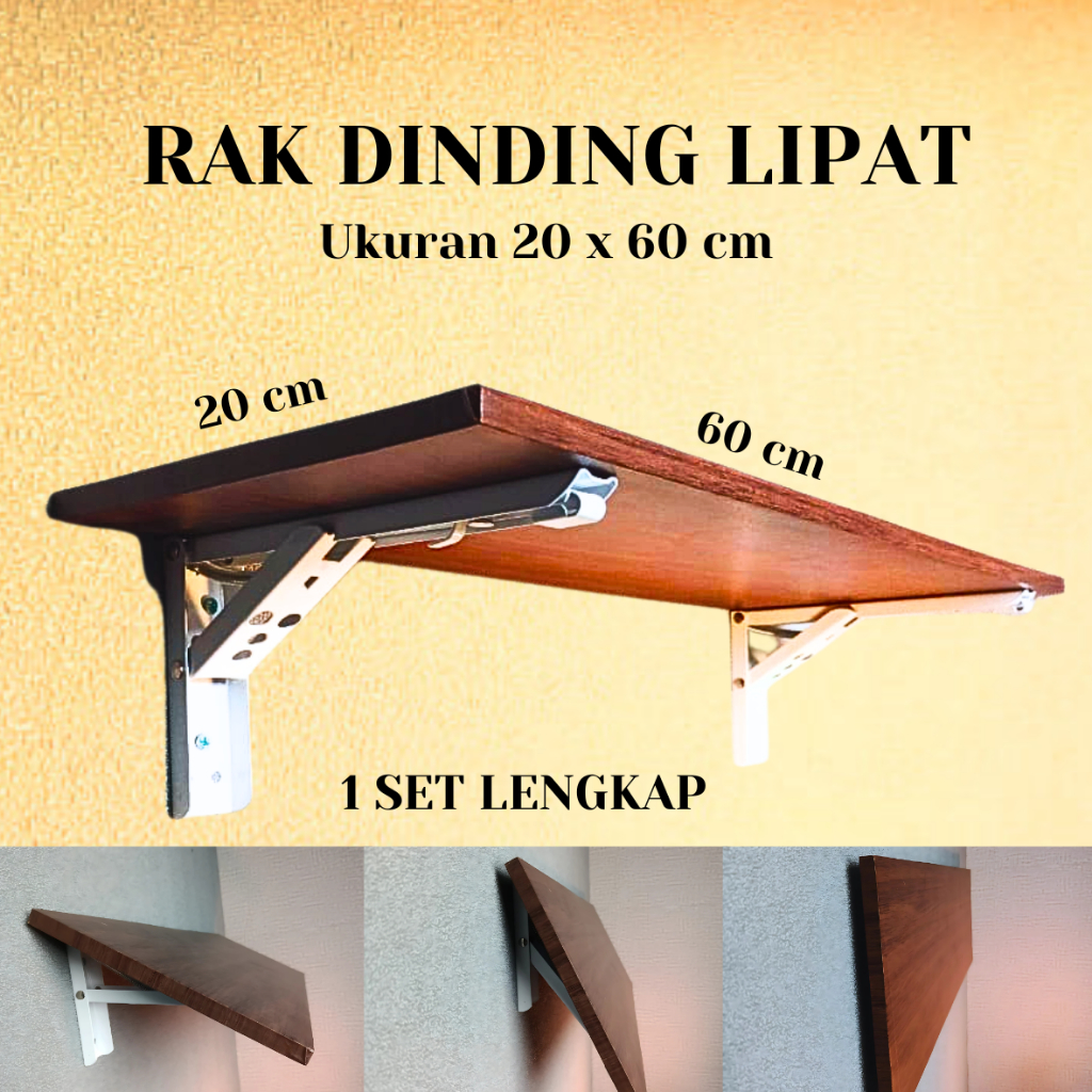 Rak dinding lipat, Meja Lipat dinding, Meja Laptop