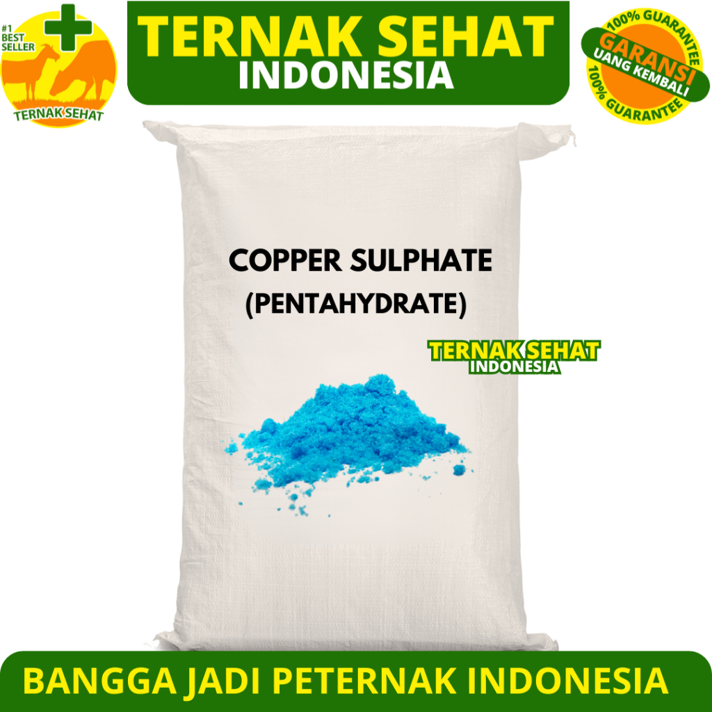 TERUSI 25 KG (1 SAK) - COPPER SULPHATE 25kg Prusi CuSO4 Tembaga Sulfat Tembaga Sulfate Cupri Sulfate