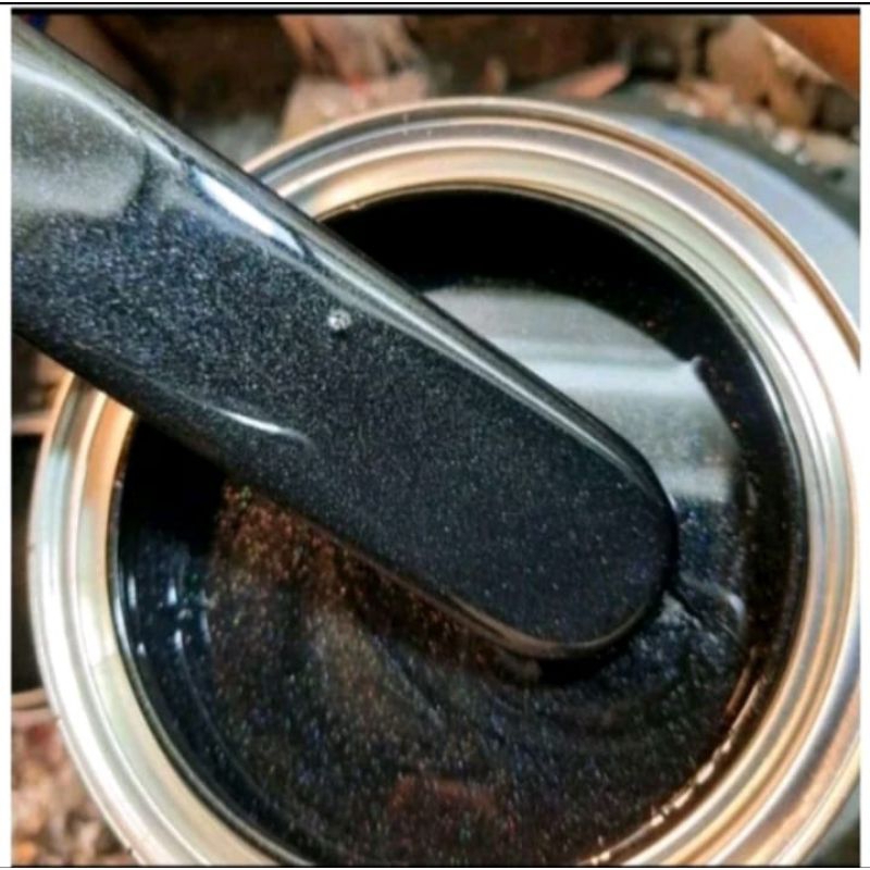 Cat Black Mica 209 Metalik Penta Super Gloss Hitam Metalik
