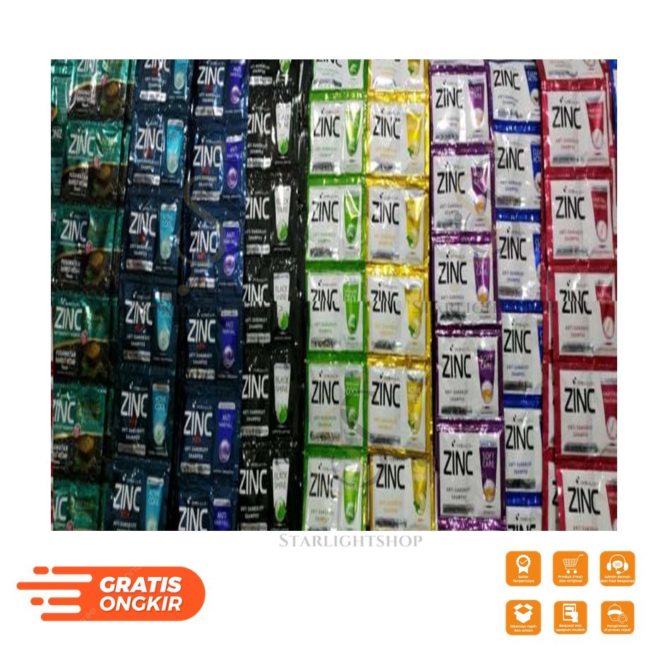 SAMPO ZINC SACHET / 1 RENCENG ISI 12 / ZINC SACHET 10ML