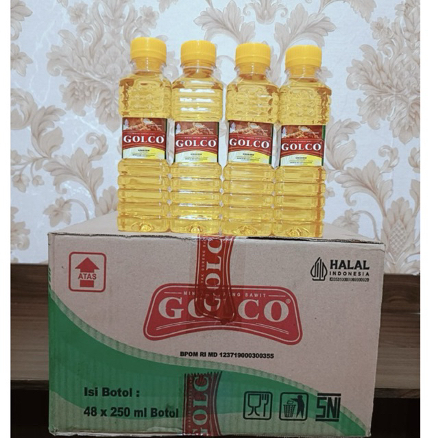 1 Dus Minyak Goreng Golco 250ml isi 48 botol Murah Berkualitas