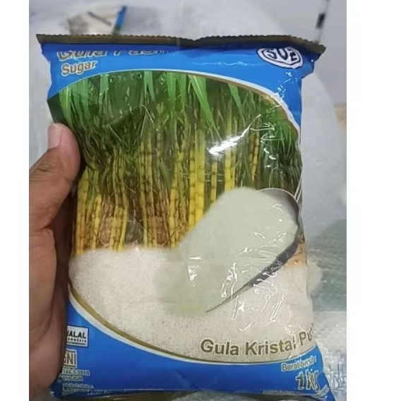 

SUS gula pasir hijau/biru lokal 1kg