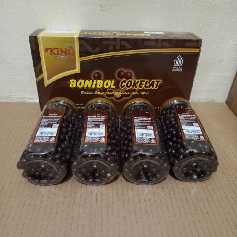 

coklat king murah meriah 1 dus isi 4 toples