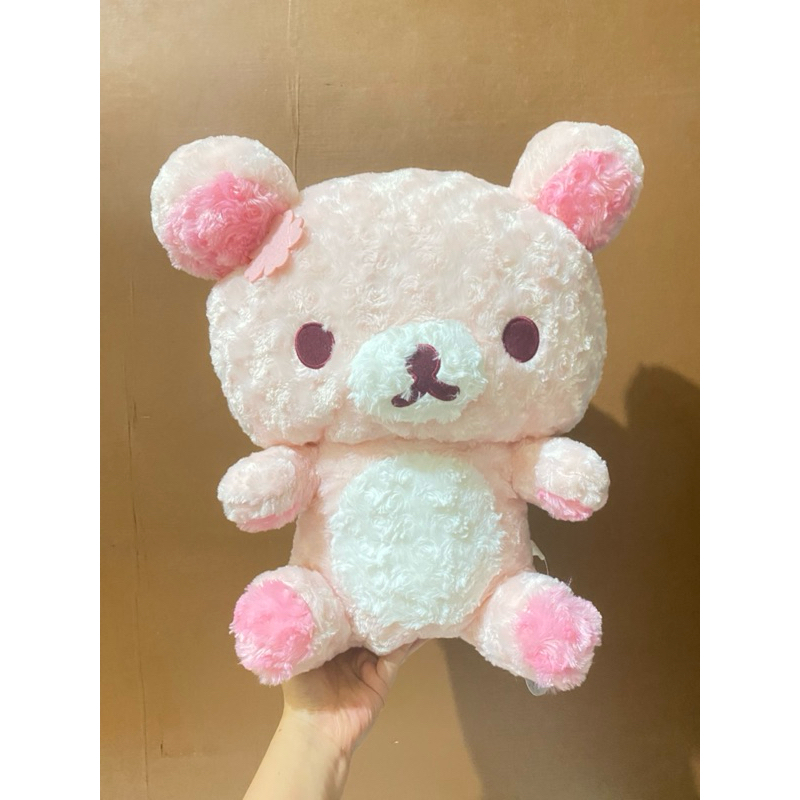 Boneka Karakter Korilakumma Sakura size 38cm original / Boneka Rilakkuma / Boneka Korilakuma