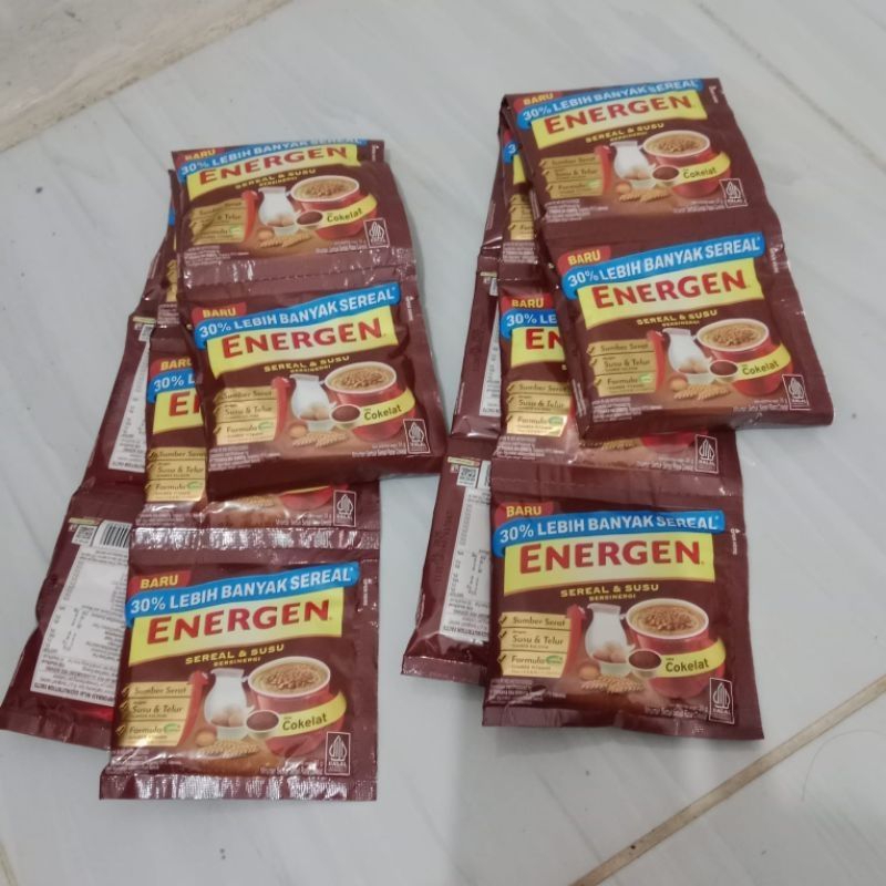 

ENERGEN COKLAT 34GR- RENCENG 10SACHET