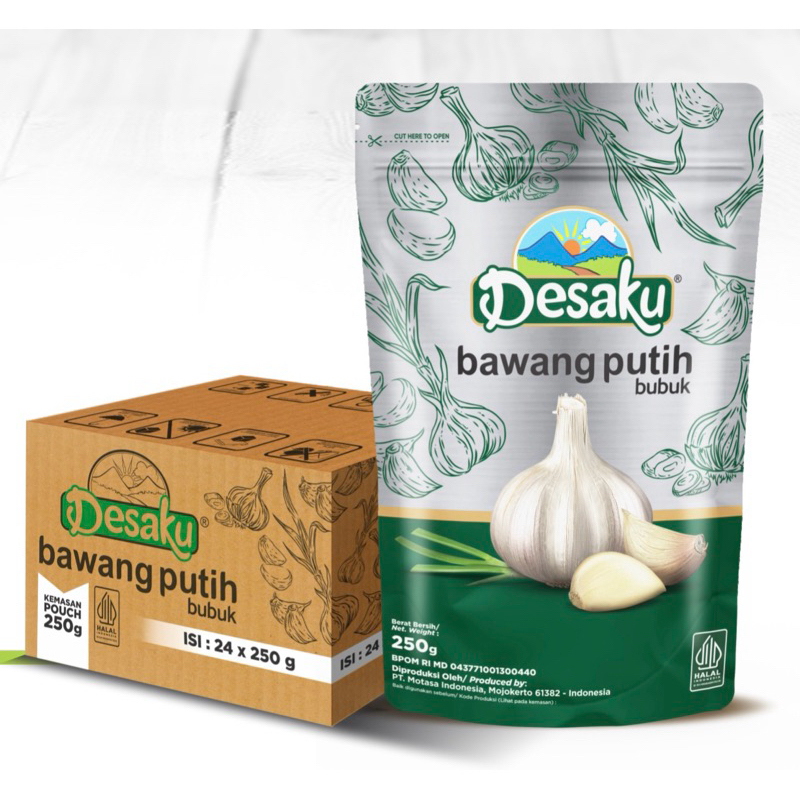

Desaku Bawang Putih Bubuk 250g - Bawang Putih Roasting - Bawang Putih Bubuk - Bumbu Dapur Bawang Putih