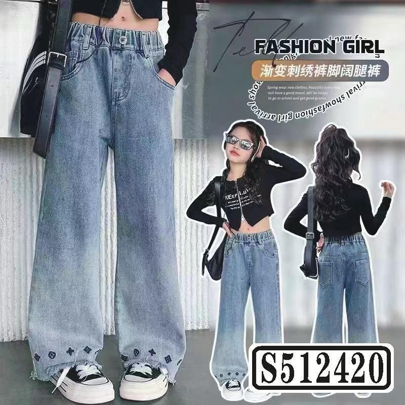 Celana Jeans Kulot Anak Perempuan Premium - Produk Import Berkualitas