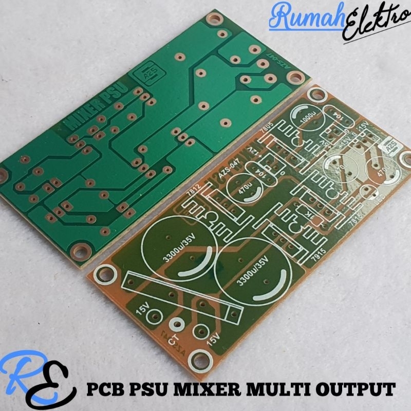 PCB PSU MIXER KOMPLIT OUTPUT BISA SESUAI KEBUTUHAN
