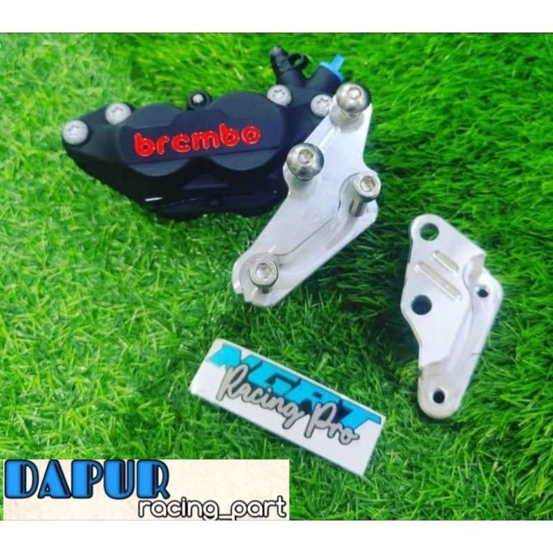 Breket Kaliper Depan Brembo 4p UK. 320 / 300  NGRT Ninja RR / R & SS NGRT ORIGINAL