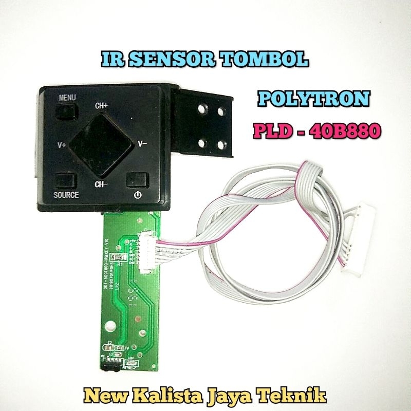 SENSOR TOMBOL TV POLYTRON PLD 40B880 ORIGINAL MODUL IR SENSOR TV 40B880 MODULE IR SENSOR REMOT TV PO