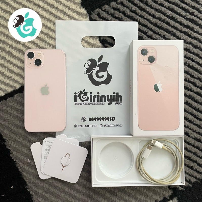 iPhone 13 128Gb Pink Bergaransi (Second)