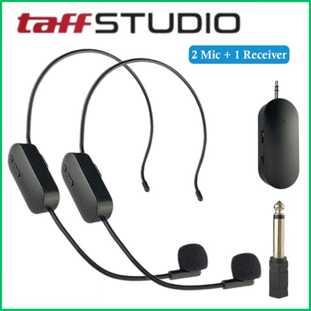 JAYA 2 PCS Mic Mikropon Bando wireles Imam Masjid Terbaik Buat Sholat karaoke Terbaru 2.4G receiver