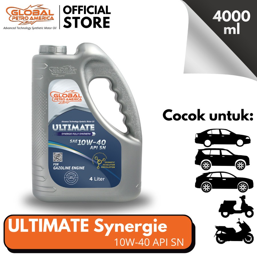 Oli Mobil GPA Ultimate Synergie 10W-40 Full Synthetic 4L